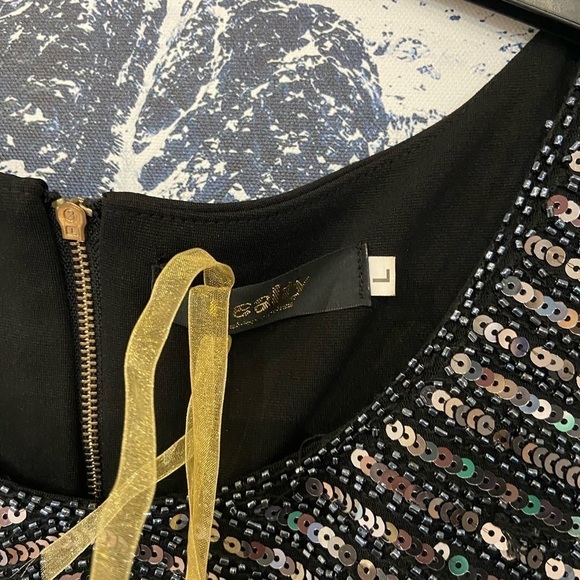 Sequin front party dress size large new occasion party - Picture 4 of 7